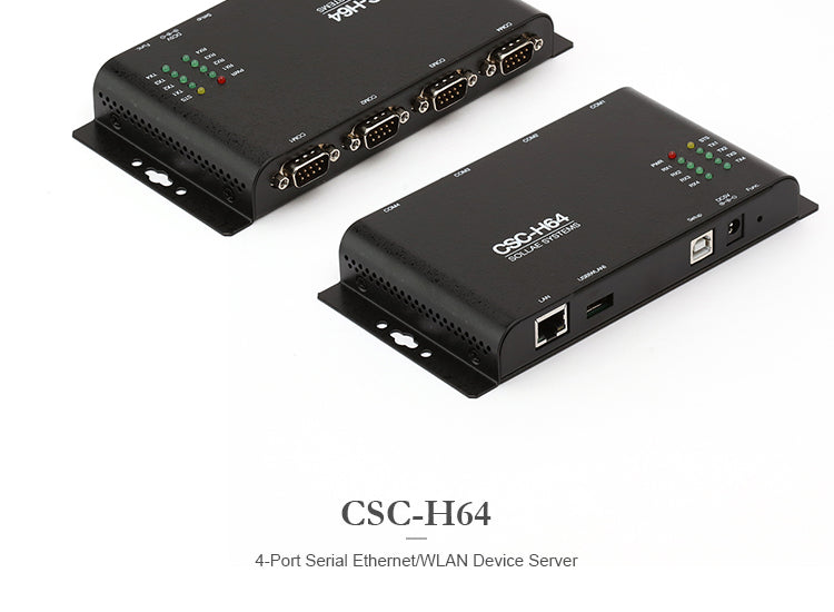 CSC-H64 / 4-Port Serial Ethernet/WLAN Device Server
