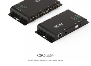 CSC-H64 / 4-Port Serial Ethernet/WLAN Device Server