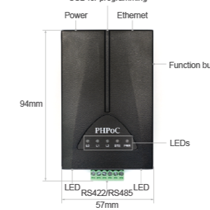 P5H-152 / RS422/RS485 PHPoC IoT Gateway