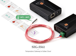 SIG-5561 / Temperature Gateway to Sollae Cloud